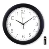 Hama Teneriffa analoog horloge rond zwart, wit