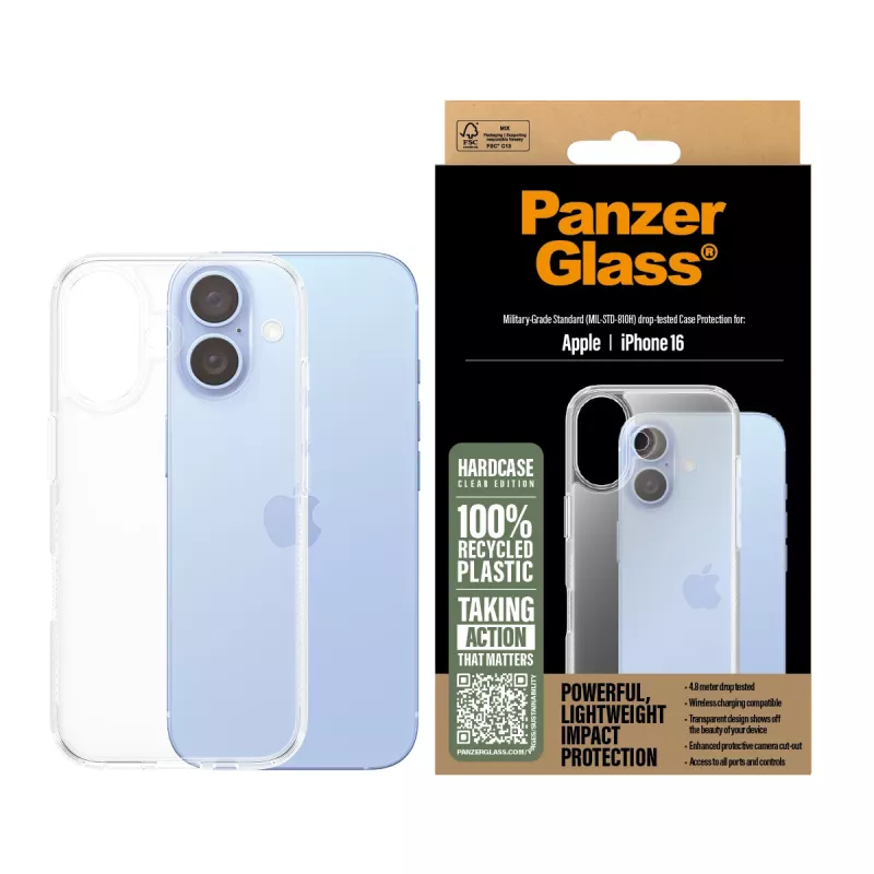 Cover PanzerGlass HardCase Transparant iPhone '24 6.1 inch