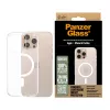 Cover PanzerGlass HardCase Transparant met witte MagSafe iPhone 16 Pro Max