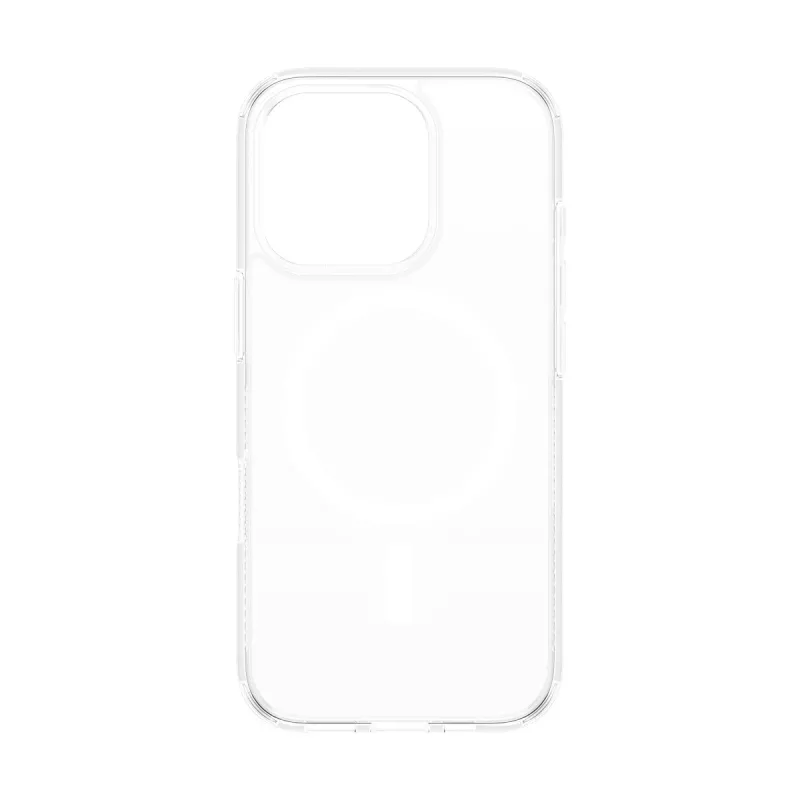 Cover PanzerGlass HardCase Transparant met witte MagSafe iPhone 16 Pro Max