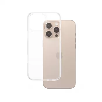 PanzerGlass ® HardCase transparant iPhone 16 Pro Max, cover, Apple, Apple - iPhone 16 Pro Max, transparant