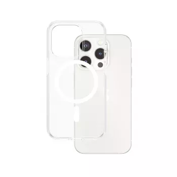PanzerGlass CARE™ by ® Urban Combat hoesje transparant met witte MagSafe iPhone 15 Pro