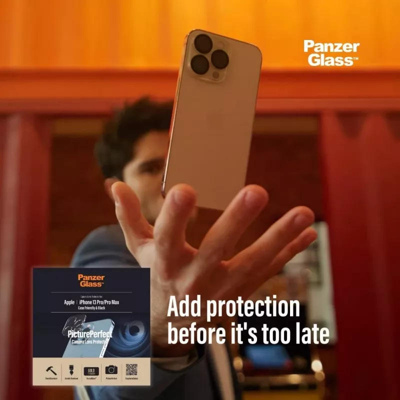 Camerlens-beschermglas PanzerGlass Apple iPhone 13 Pro 13 Pro Max krasvast stootvast