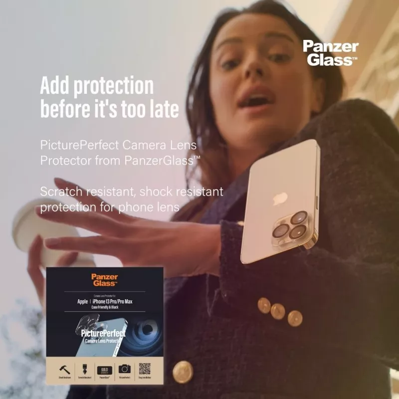 Camerlens-beschermglas PanzerGlass Apple iPhone 13 Pro 13 Pro Max krasvast stootvast