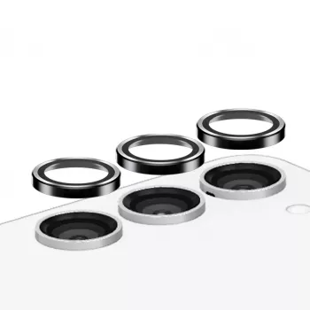 PanzerGlass Hoops cameralensbescherming Samsung Galaxy S23 FE zwart krasvast stootvast
