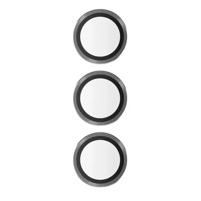 PanzerGlass Hoops cameralensbescherming Samsung Galaxy S23 FE zwart krasvast stootvast