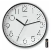 Hama Salina quartz horloge rond zwart, wit