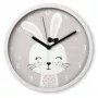 Hama Maui quartz horloge rond grijs, wit