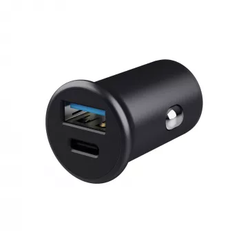 Sigarettenaansteker TRUST Maxo universeel zwart snelopladen auto 12-24V