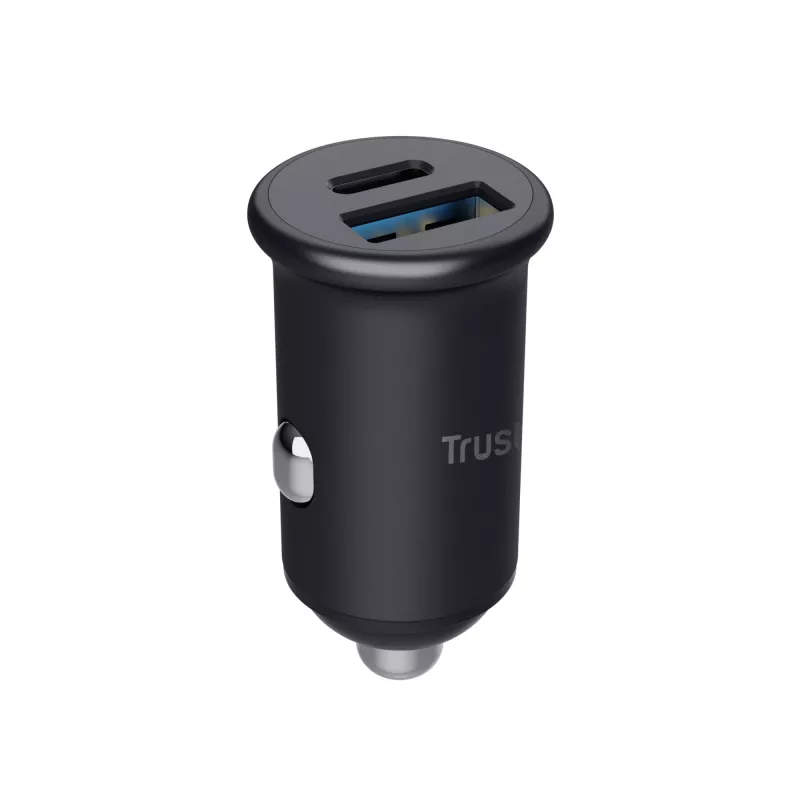 Trust Maxo 25197 autolader, 38 W, PD 3.0, QC 3.0, USB + USB-C, zwart