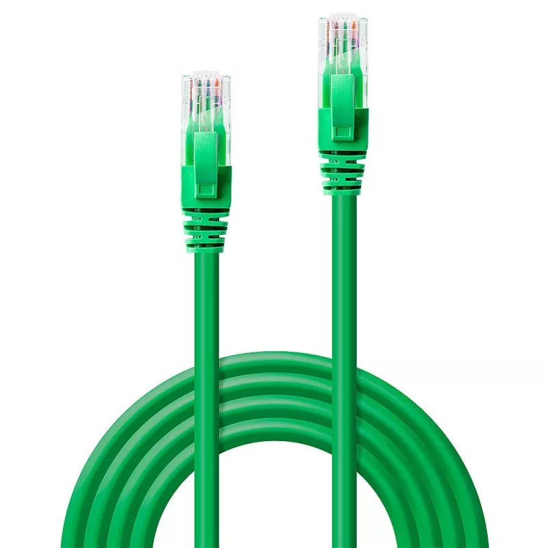 Lindy 0,3m Cat.6 U/UTP netwerkkabel, groen