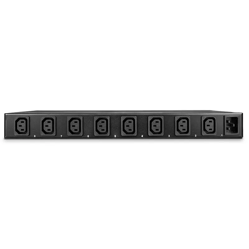 Lindy IPower Switch Pro 8 (Power Management over IP), binnen, C14-koppeling, zwart, staal, 8 stopcontacten, oververhitting