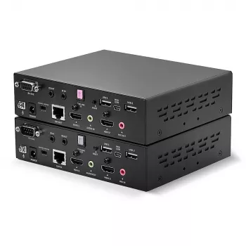 Lindy 100m Cat.6 dual head HDMI-, USB- en RS-232-extender