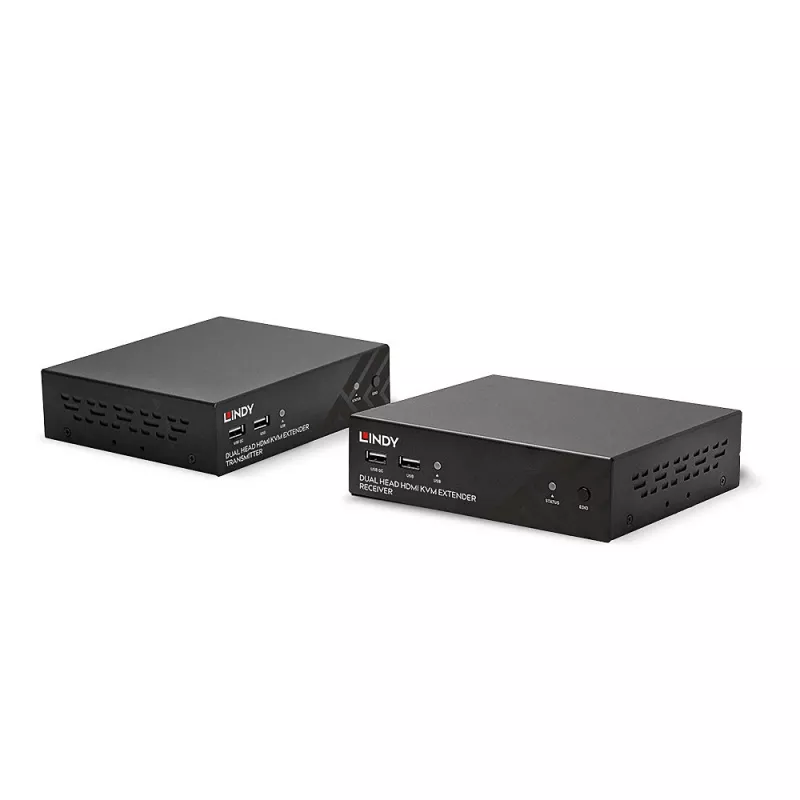 Lindy 100m Cat.6 dual head HDMI-, USB- en RS-232-extender