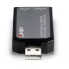 Lindy bidirectionele draadloze IR-extender, transceiver, AV-zender en -ontvanger, 150 m, bedraad, zwart