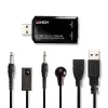 Lindy bidirectionele draadloze IR-extender, transceiver, AV-zender en -ontvanger, 150 m, bedraad, zwart