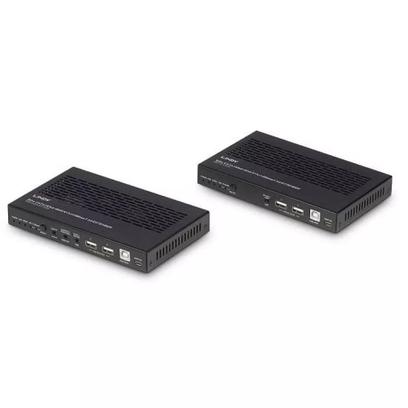 Lindy 100m Cat.6A HDMI 4K60, audio, IR en RS-232 HDBaseT 3.0 KVM-extender