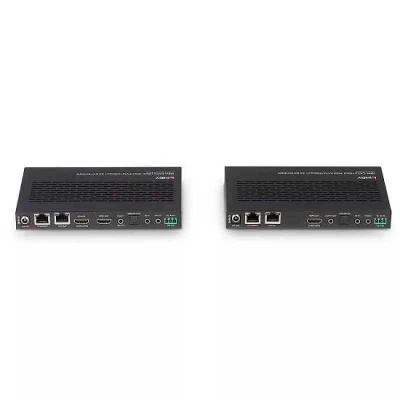 Lindy 100m Cat.6A HDMI 4K60, audio, IR en RS-232 HDBaseT 3.0 KVM-extender