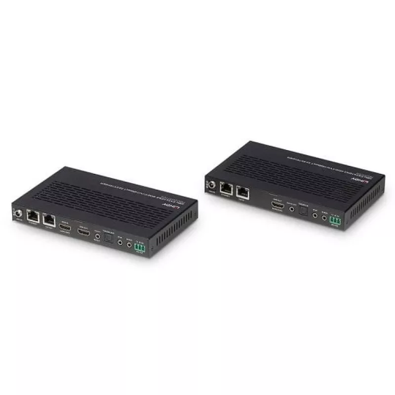 Lindy 100m Cat.6A HDMI 4K60, audio, IR en RS-232 HDBaseT 3.0 KVM-extender