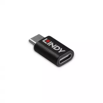 Lindy USB 3.2 Type-C naar C 100W datablokker, USB Type-C, USB Type-C, zwart