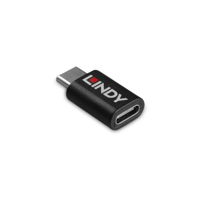 Lindy USB 3.2 Type-C naar C 100W datablokker, USB Type-C, USB Type-C, zwart