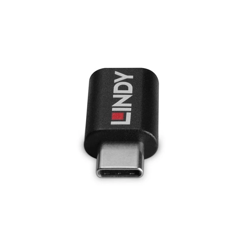 Lindy USB 3.2 Type-C naar C 100W datablokker, USB Type-C, USB Type-C, zwart