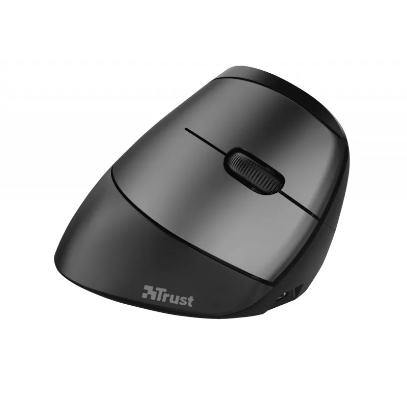 Trust Bayo Ergo Muis 24110, 6 knoppen, rechtshandig, RF draadloos, optisch, 2400 DPI