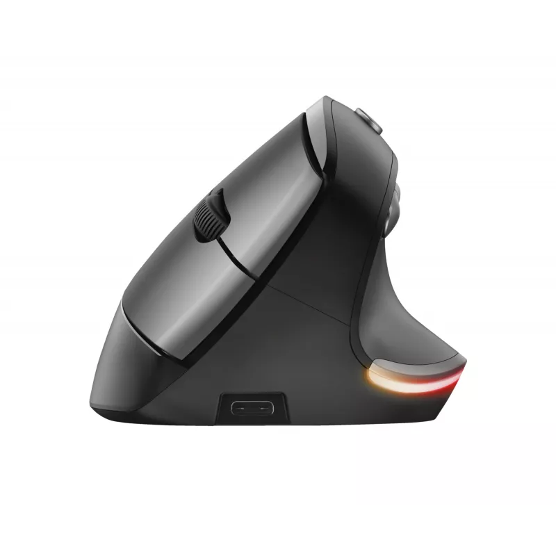 Trust Bayo Ergo Muis 24110, 6 knoppen, rechtshandig, RF draadloos, optisch, 2400 DPI