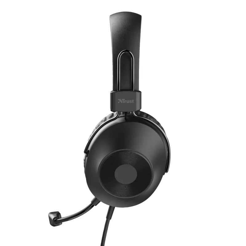 Trust HS-250 headset bedrade headset hoofdband gesprekken/muziek zwart