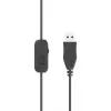 Trust HS-250 headset bedrade headset hoofdband gesprekken/muziek zwart