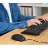 Trust TKM-250 toetsenbord muis inbegrepen kantoor USB QWERTZ Duits zwart