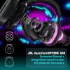 JBL Quantum One bedrade over-ear gaming headset, actieve ruisonderdrukking, USB-C, 3,5 mm, 20 - 20000 Hz, zwart