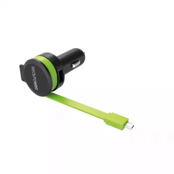 Mobiele oplader RealPower 257635 universeel zwart groen