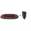 Draadloze oplader RealPower FreeCharge-10 smartphone zwart rood