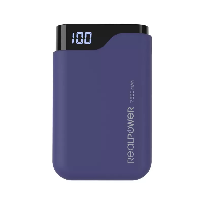 Draagbare accu RealPower PB-7500C 7500 mAh
