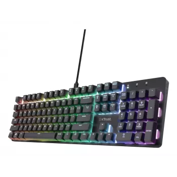Gaming-toetsenbord Trust GXT 871 Zora mechanisch USB RGB zwart