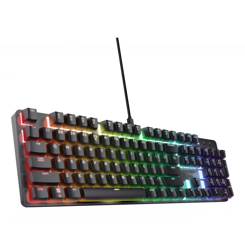 Gaming-toetsenbord Trust GXT 871 Zora mechanisch USB RGB zwart
