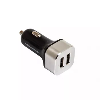 Mobiele oplader RealPower 176635 universeel zwart zilver