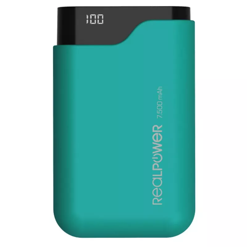 Draagbare batterij RealPower PB-7500C 7500 mAh