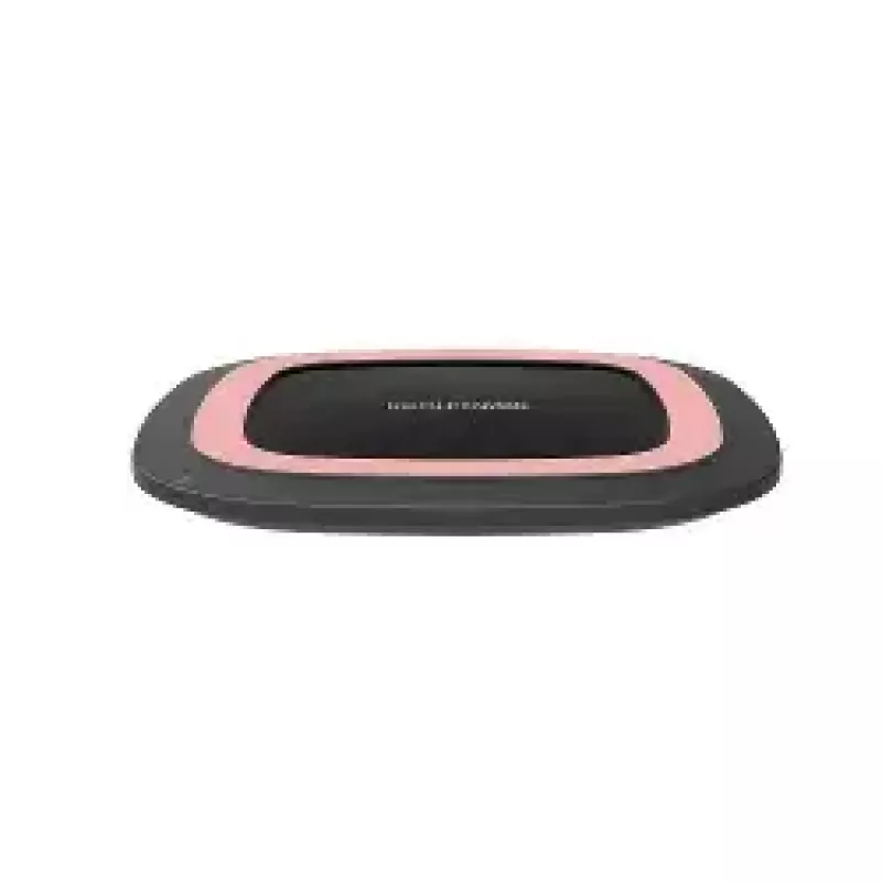 RealPower FreeCharge-10 Draadloos oplaadstation met adapter, zwart/roze (266105)