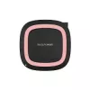 RealPower FreeCharge-10 Draadloos oplaadstation met adapter, zwart/roze (266105)