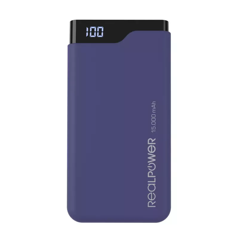 Draagbare oplader RealPower PB-15000C 15000 mAh