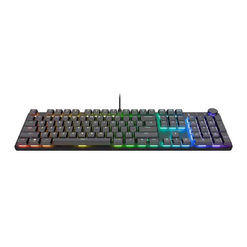 Gaming-toetsenbord Trust GXT 866 Torix mechanisch USB QWERTZ zwart