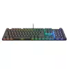 Gaming-toetsenbord Trust GXT 866 Torix mechanisch USB QWERTZ zwart