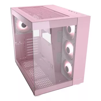 PC-behuizing COUGAR Gaming FV150 RGB midi tower roze