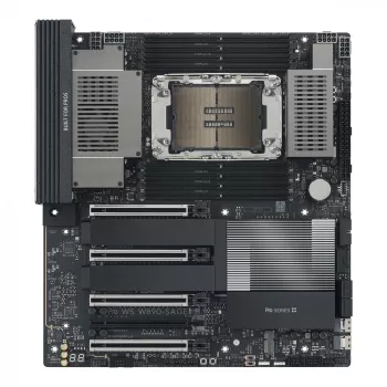 Moederbord ASUS PRO WS W890-SAGE — Intel W890, LGA 4710-2, CEB, 8× DIMM, DDR5, quad-channel, 2.5G & 10G Ethernet
