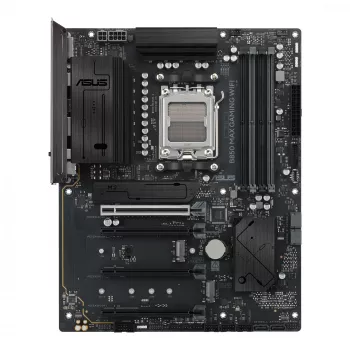 Moederbord ASUS B850 MAX GAMING WIFI Socket AM5 ATX, AMD B850, DDR5, 4 DIMM, 256 GB, Wi-Fi 6E, 2.5Gb Ethernet
