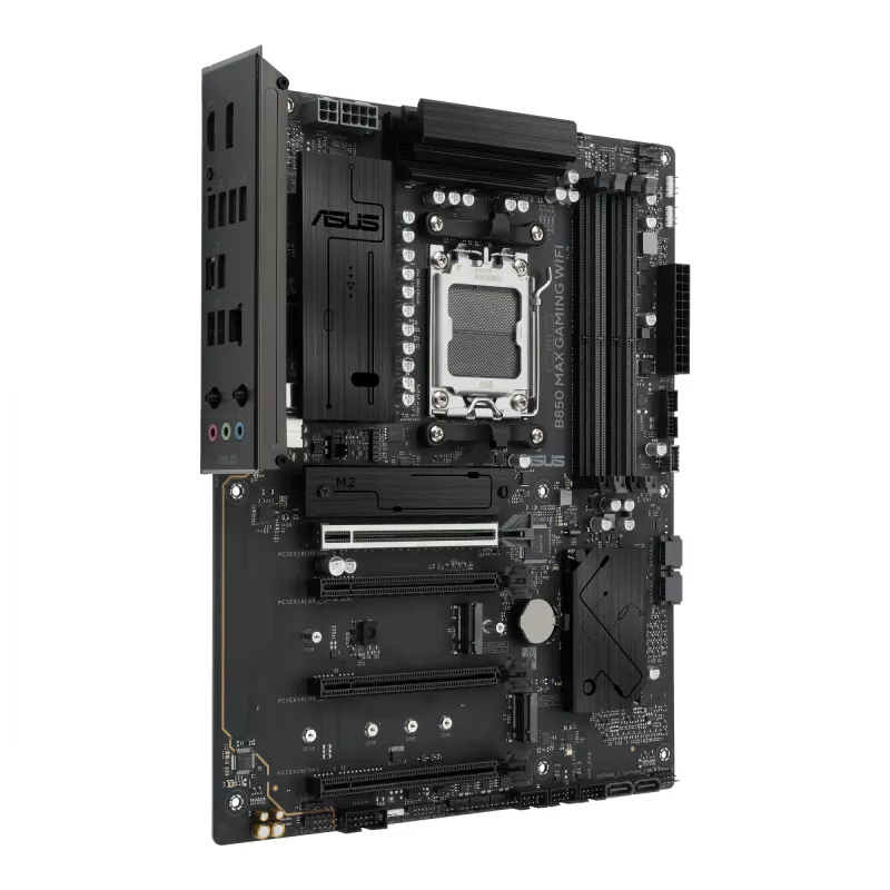 Moederbord ASUS B850 MAX GAMING WIFI Socket AM5 ATX, AMD B850, DDR5, 4 DIMM, 256 GB, Wi-Fi 6E, 2.5Gb Ethernet