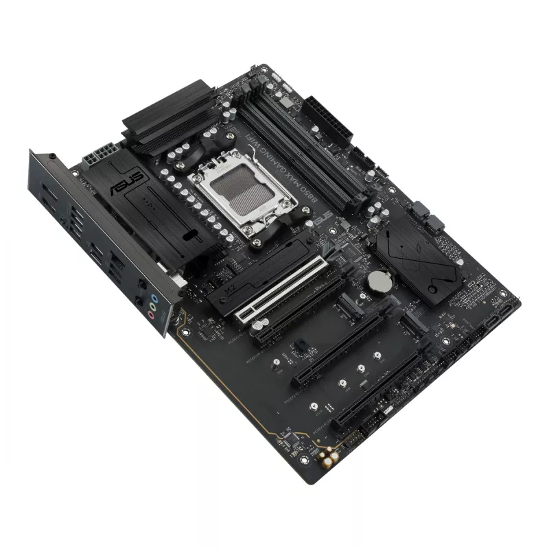 Moederbord ASUS B850 MAX GAMING WIFI Socket AM5 ATX, AMD B850, DDR5, 4 DIMM, 256 GB, Wi-Fi 6E, 2.5Gb Ethernet