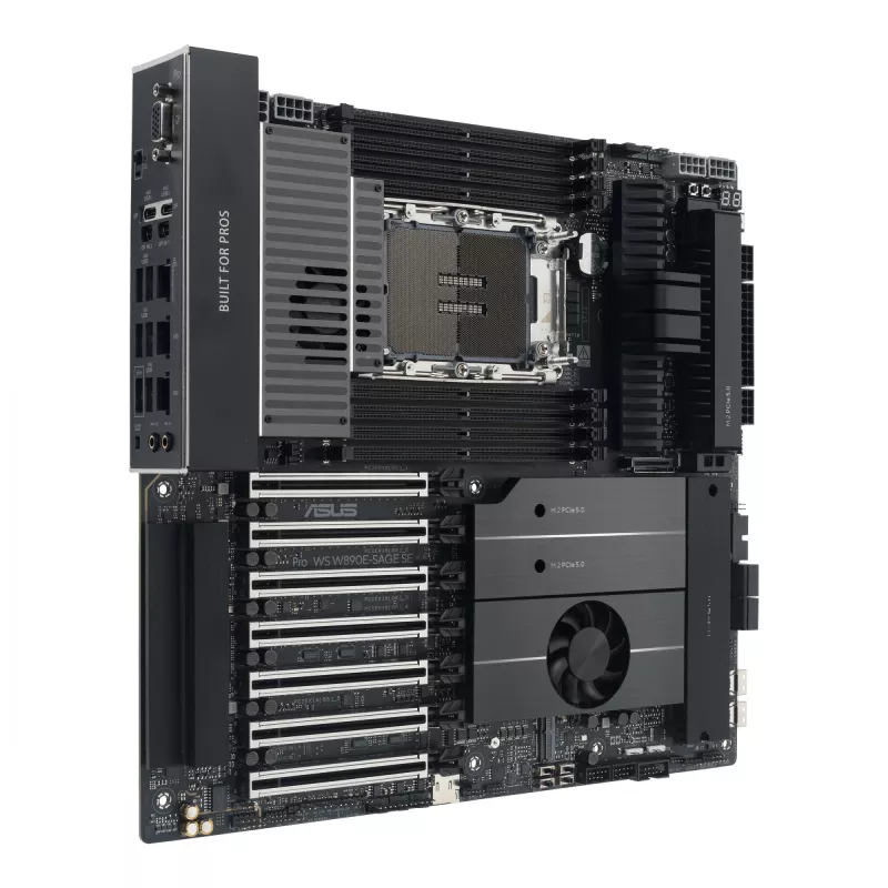 Moederbord ASUS Pro WS W890E-SAGE SE — Intel W890, LGA 4710-2, EEB, 8x DIMM DDR5, octa-channel, 10GbE